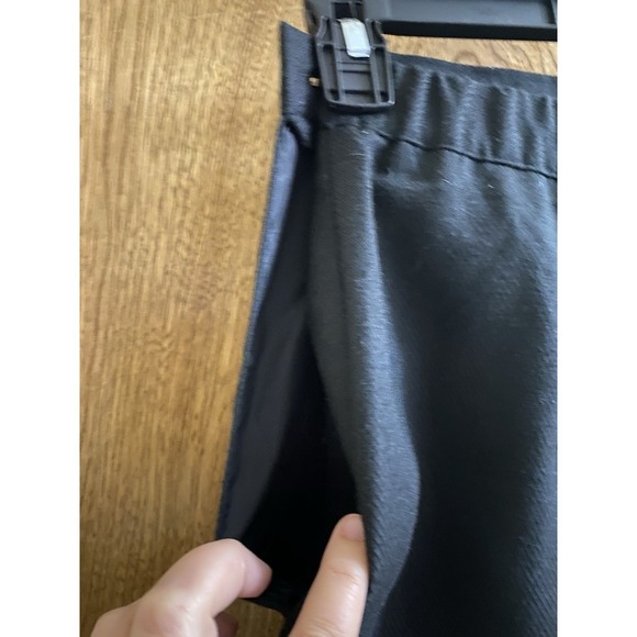 Vintage Lucia Wool Blend Black Ribbed Maxi Pencil Skirt Sz 6 Elastic Back - Picture 8 of 12